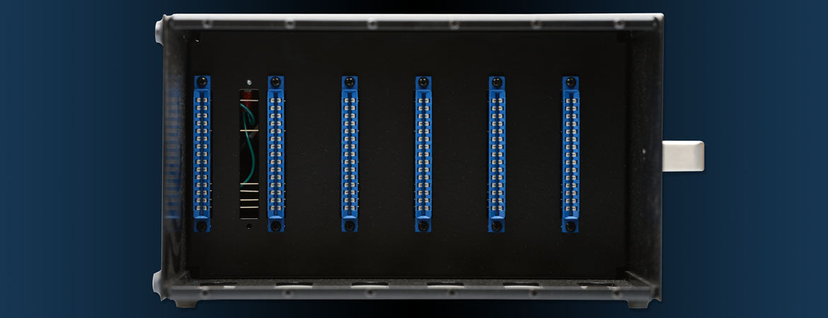 Recording Equipment - BAE Audio - BAE LUNCHBOXWPS-6 space Desktop 500 Series powered Rack - Professional Audio Design, Inc