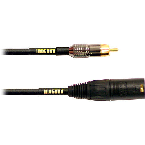 Accessories - Mogami - Mogami Gold XLR Male-RCA Male 6ft Patch Cable - Professional Audio Design, Inc