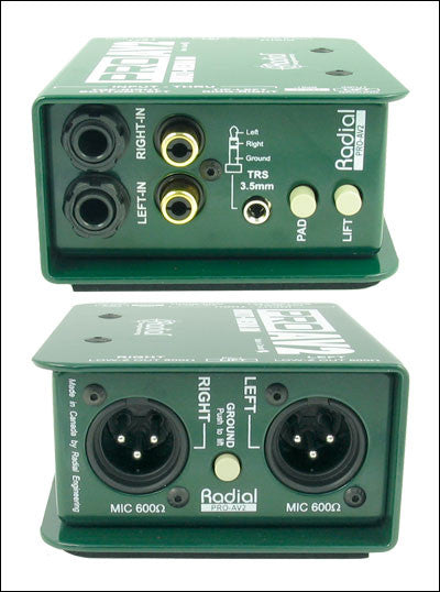 Accessories - Radial Engineering - Radial Engineering ProAV1 & ProAV2 - Professional Audio Design, Inc