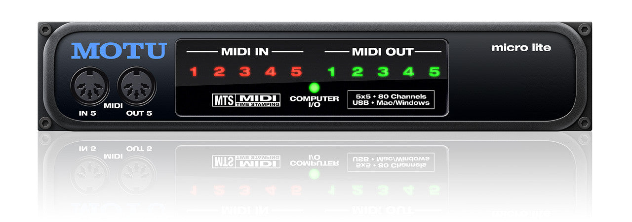 Computer Audio - MOTU - MOTU Micro Lite - Professional Audio Design, Inc
