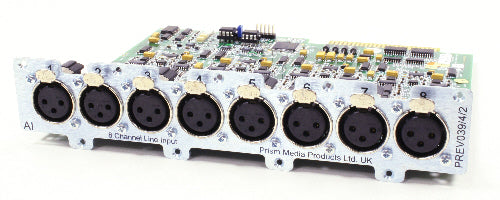 Prism Sound 8C-AD Analog Line Input Module - Converters - Professional Audio Design, Inc