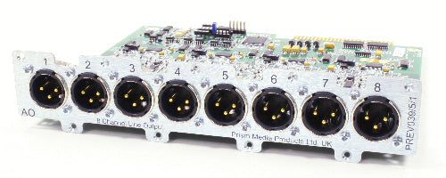 Prism Sound 8C-DA Analog Line Output Module - Converters - Professional Audio Design, Inc