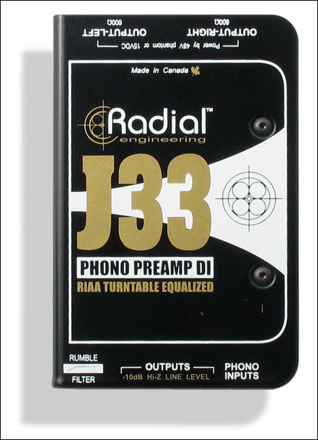 Accessories - Radial Engineering - Radial Engineering J33 - Professional Audio Design, Inc