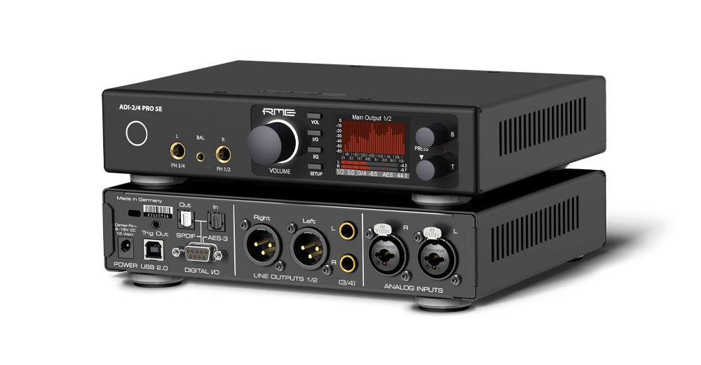 RME ADI 2/4 PRO SE - 2-AD/4-DA 768 kHz, High-Performance Converter