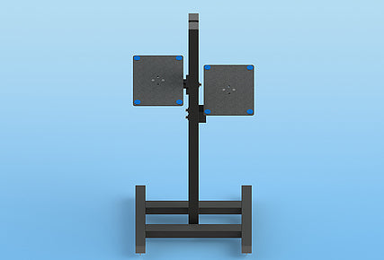 Sound Anchor ADJ3 Pair Stands for 2 Monitors 56" Tall - Speaker Stands - Professional Audio Design, Inc