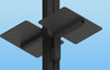 Sound Anchors ADJ3 Pair Stands for 2 Monitors
