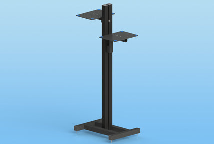 Sound Anchor ADJ3 Pair Stands for 2 Monitors 56" Tall - Speaker Stands - Professional Audio Design, Inc