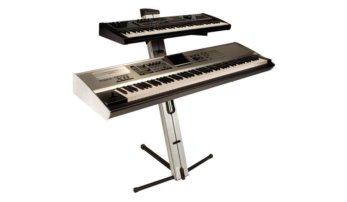 Ultimate Support AX-48 Pro SILVER - Apex Column Keyboard Stand [Special Order]