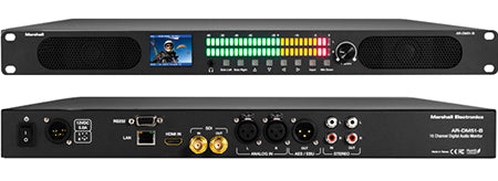 Marshall AR-DM51-B - 1RU Digital Audio Rack-Mount monitor w/LCD