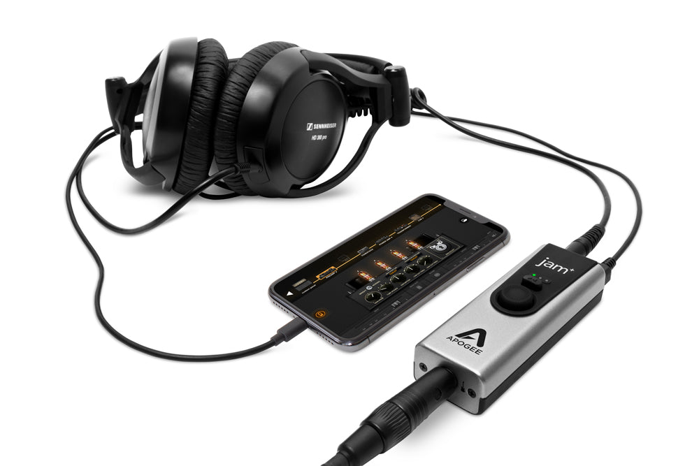 Apogee JAM Plus - USB instrument input with headphone out for iOS, Mac & Windows - Professional Audio Design, Inc