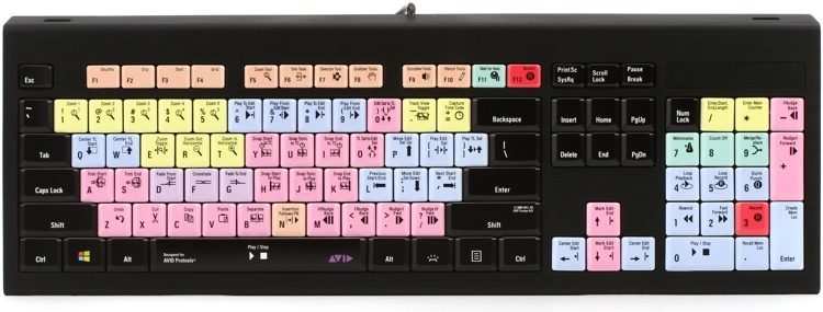 Avid Logickeyboard Astra Pro Tools Keyboard - Windows - Professional Audio Design, Inc