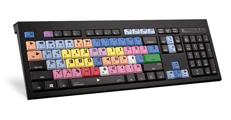 Avid Media Composer Logickeyboard Astra Backlit Pc Keyboard