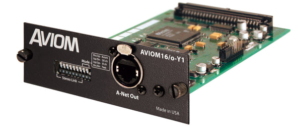 Aviom16/o-Y1 A-Net Card
