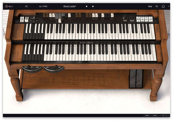 Arturia B-3 V License - TONEWHEEL ORGAN HEAVYWEIGHT
