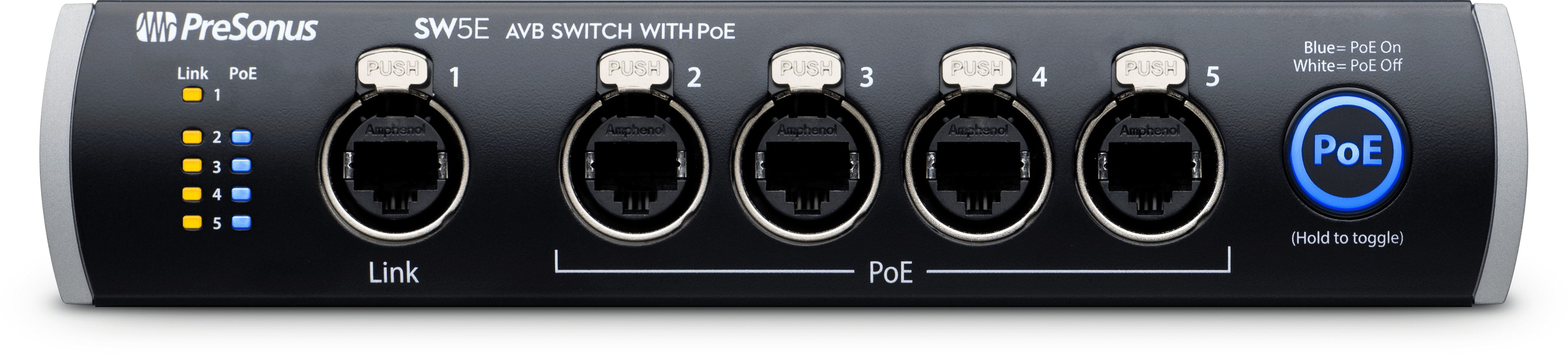 Presonus SW5E - AVB Switch with PoE