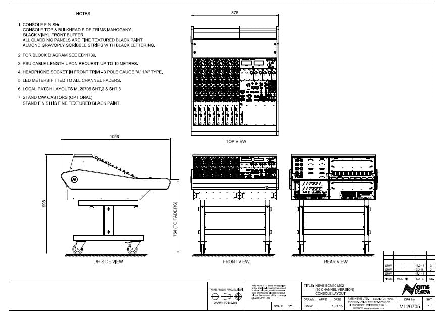 AMS Neve BCM10/2 Mk2 - Professional Audio Design, Inc