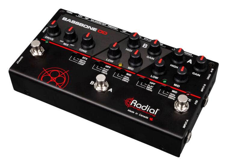 Radial Engineering Bassbone OD - Preamp - Professional Audio Design, Inc