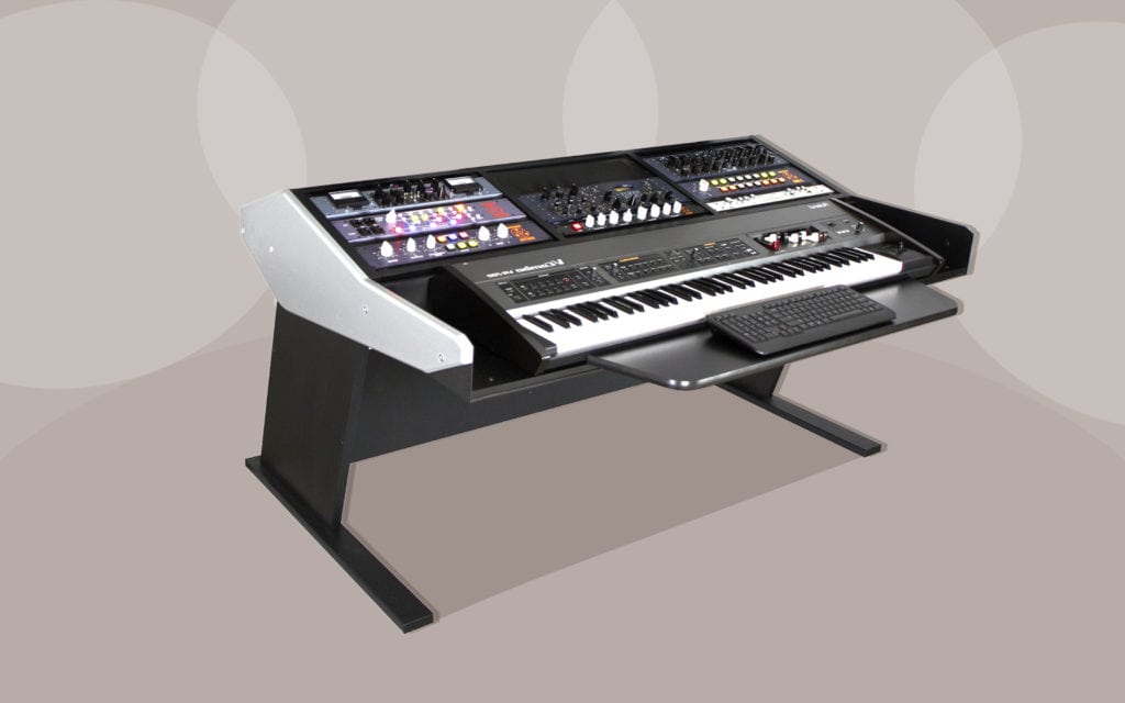 Sterling Modular Multi-Station Composer 3-Bay Workstation - Furniture - Professional Audio Design, Inc