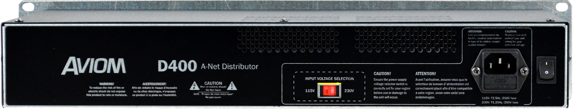 Aviom D400-Dante - Professional Audio Design, Inc