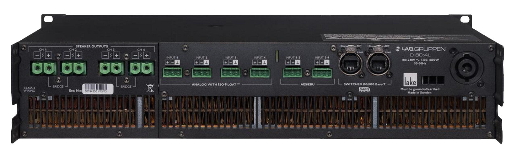 Accessories - Lab Gruppen - Lab Gruppen D 80:4L - Professional Audio Design, Inc