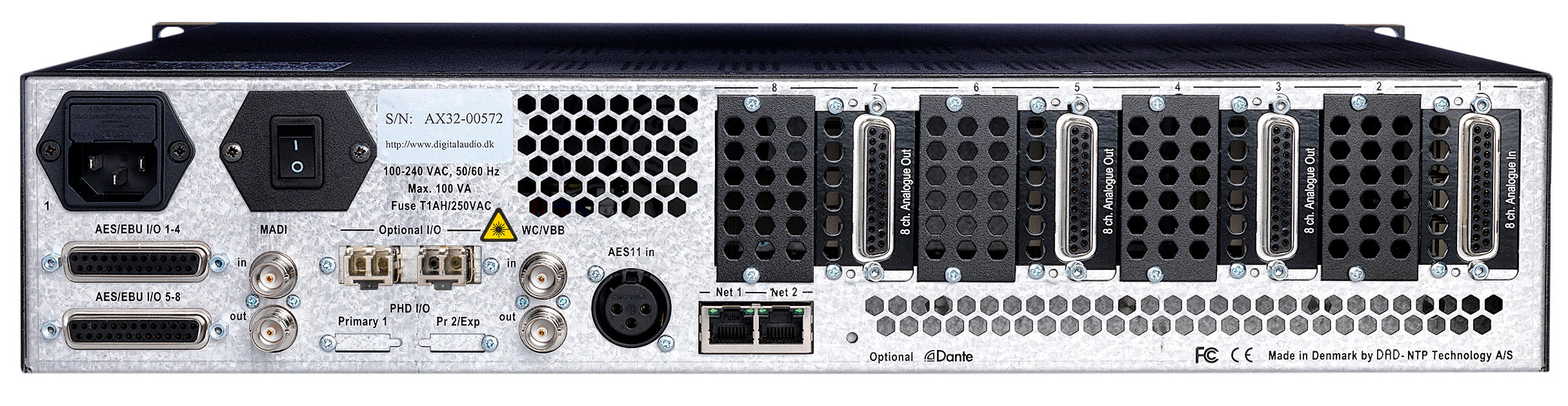 NTP DAD AX32 MODULAR AUDIO INTERFACE - BASE UNIT