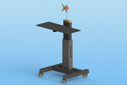 Sound Anchors DAW-1X Workstation stand with one Monitor mount
