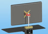 Sound Anchors DAW-1X Workstation stand with one Monitor mount