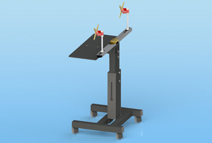 Sound Anchor DAW-2X Workstation Stand with Two Monitor Mount - Speaker Stands - Professional Audio Design, Inc