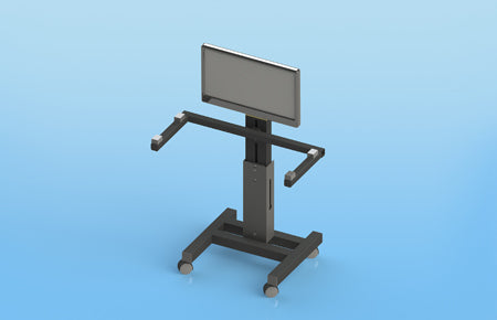 Sound Anchor DAW Composer 1X Single Monitor and Keyboard Stand - Speaker Stands - Professional Audio Design, Inc