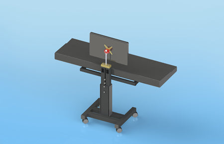 Sound Anchor DAW Composer 1X Single Monitor and Keyboard Stand - Speaker Stands - Professional Audio Design, Inc