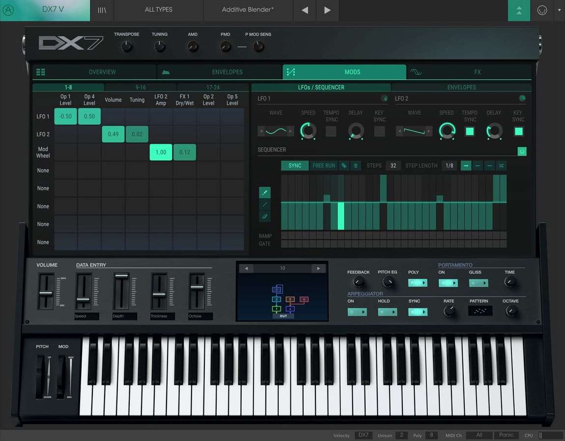Arturia DX7 V License - FM Made Easy