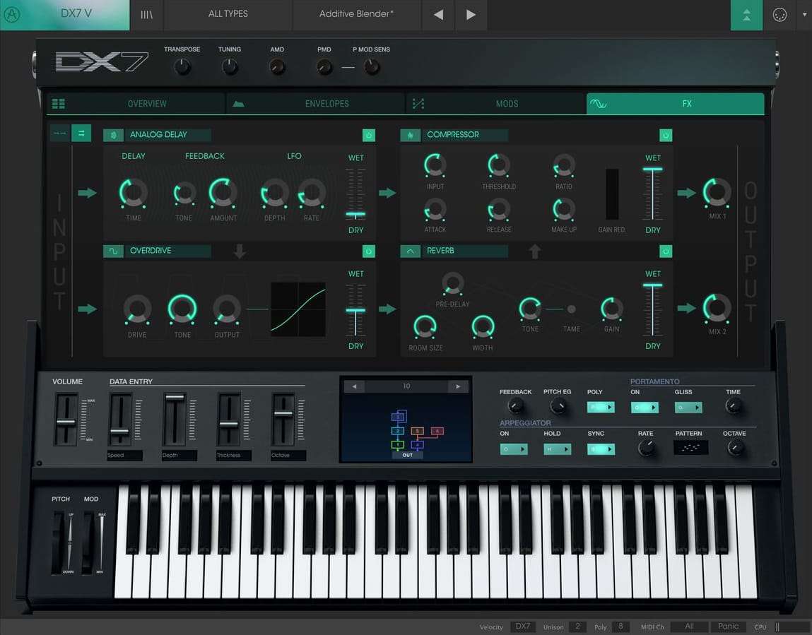 Arturia DX7 V License - FM Made Easy