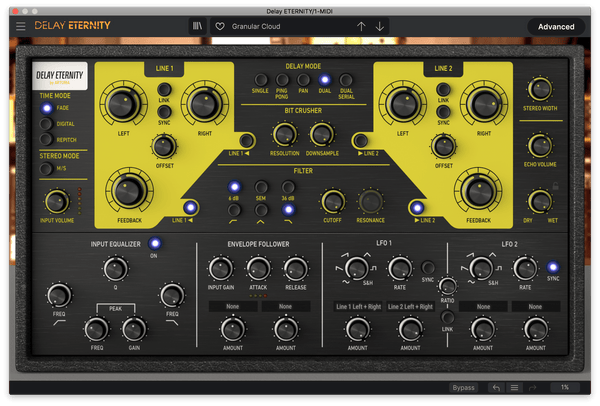 Arturia Eternity - Endlessly creative digital delay
