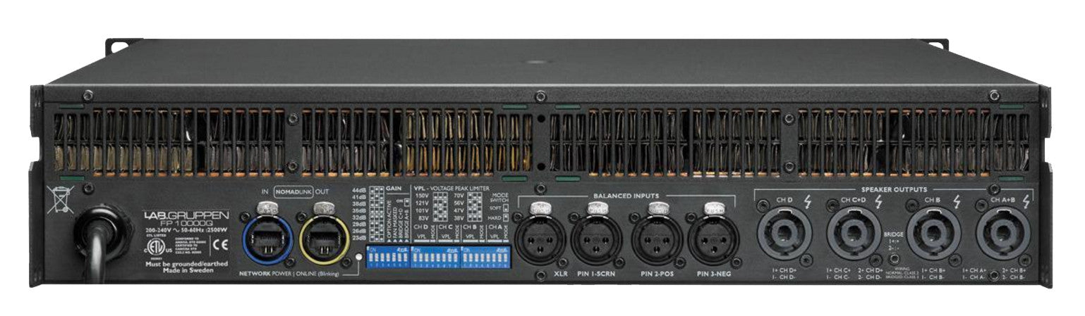 Accessories - Lab Gruppen - Lab Gruppen FP 10000Q - Professional Audio Design, Inc