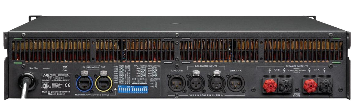 Accessories - Lab Gruppen - Lab Gruppen FP 14000 - Professional Audio Design, Inc