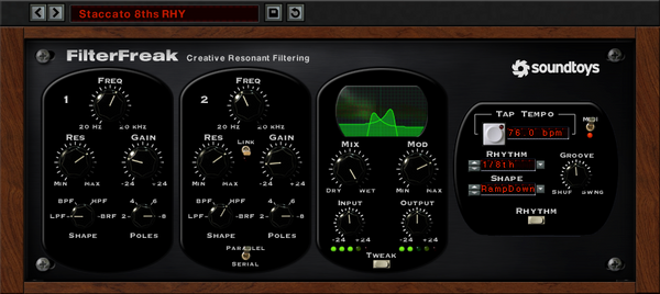 Soundtoys FilterFreak V5