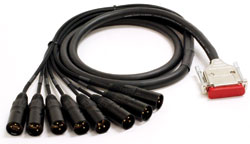 Mogami GOLD DB25 to XLRM 8 Channel