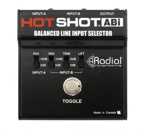 Radial Engineering HotShot ABi - Balanced Input Selector