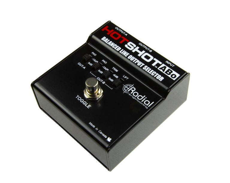 Radial Engineering HotShot ABo - Speaker Switcher - Professional Audio Design, Inc
