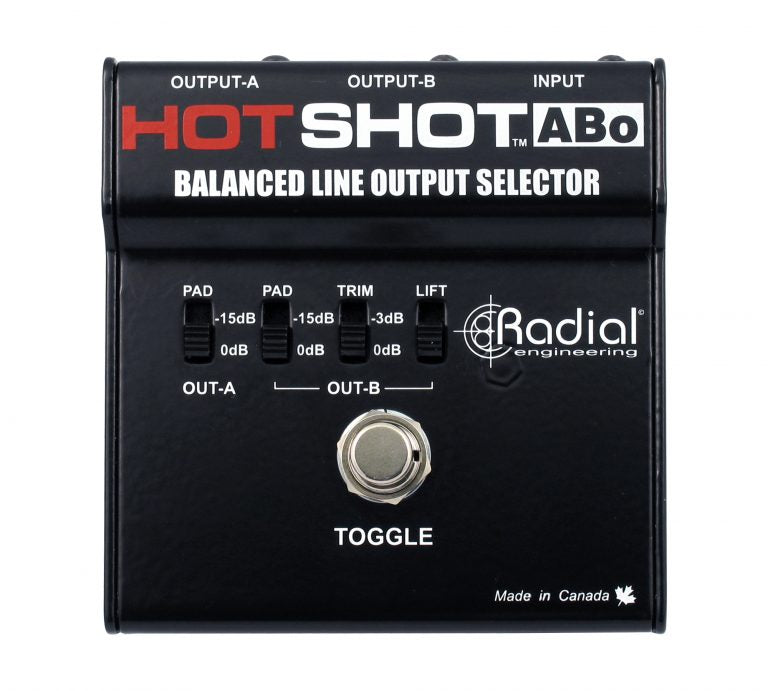 Radial Engineering HotShot ABo - Speaker Switcher - Professional Audio Design, Inc