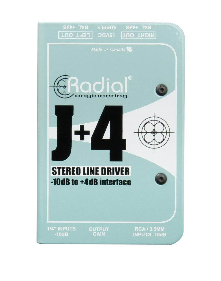Radial Engineering J+4 - Accessories - Professional Audio Design, Inc