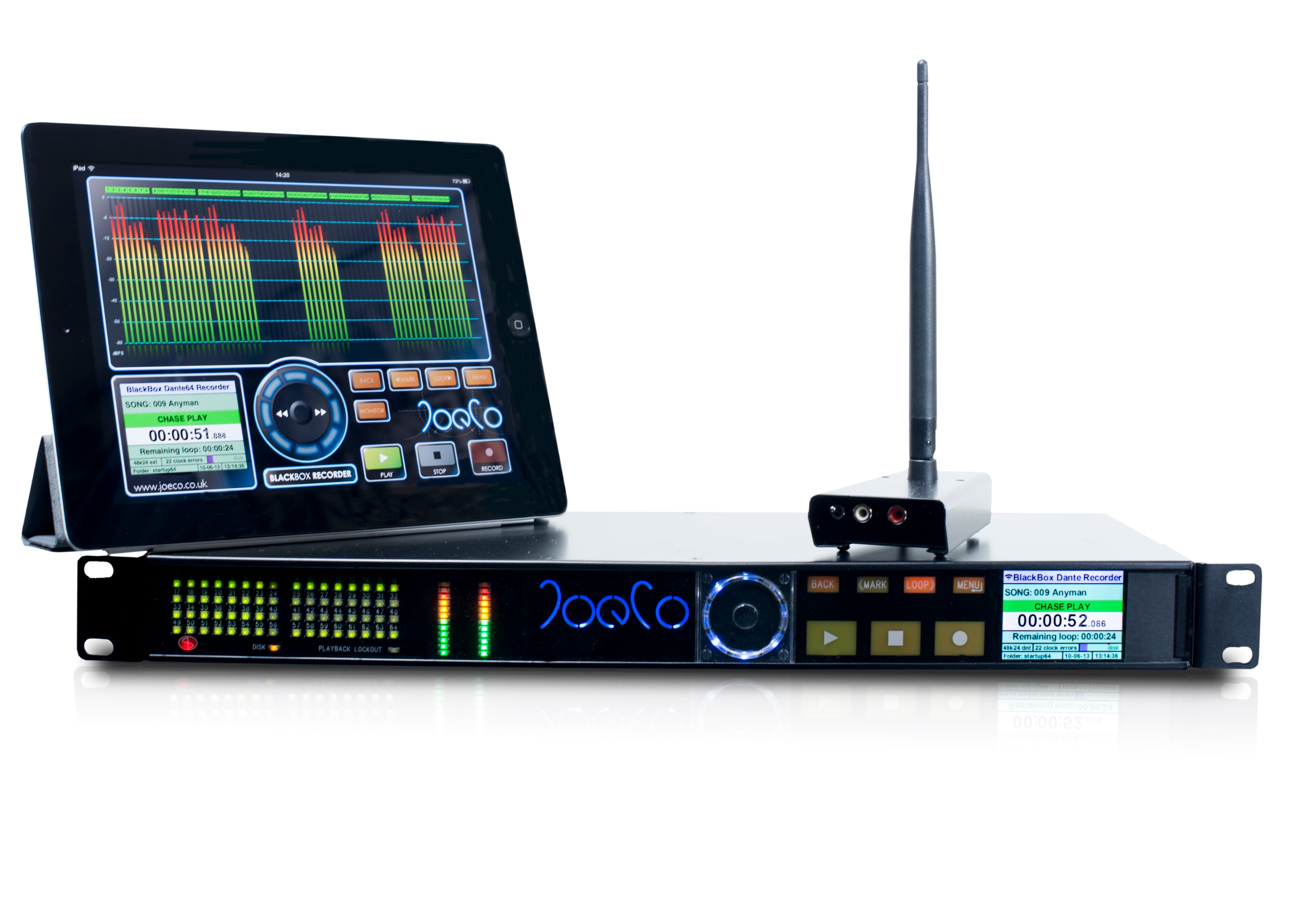 Joeco BBR64-DANTE - BLACKBOX Recorder Hardware - Professional