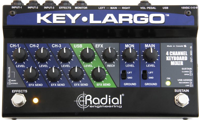 Radial Engineering Key-Largo - Keyboards - Professional Audio Design, Inc