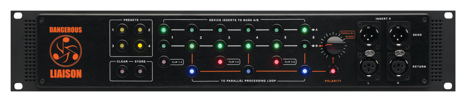 Dangerous Music Liaison - Insert Switcher - Audio Interface - Professional Audio Design, Inc