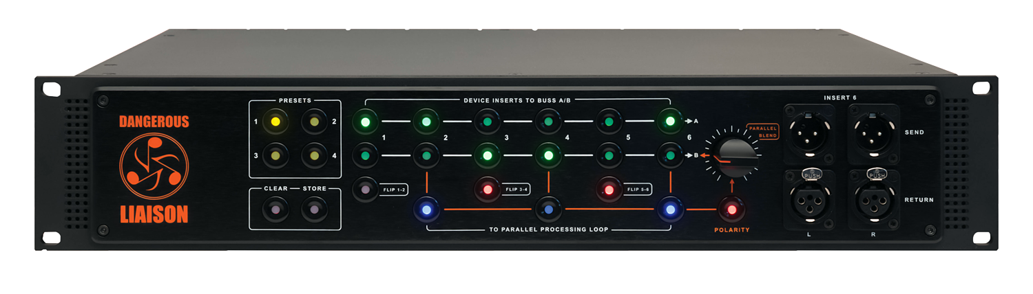 Dangerous Music Liaison - Insert Switcher - Audio Interface - Professional Audio Design, Inc