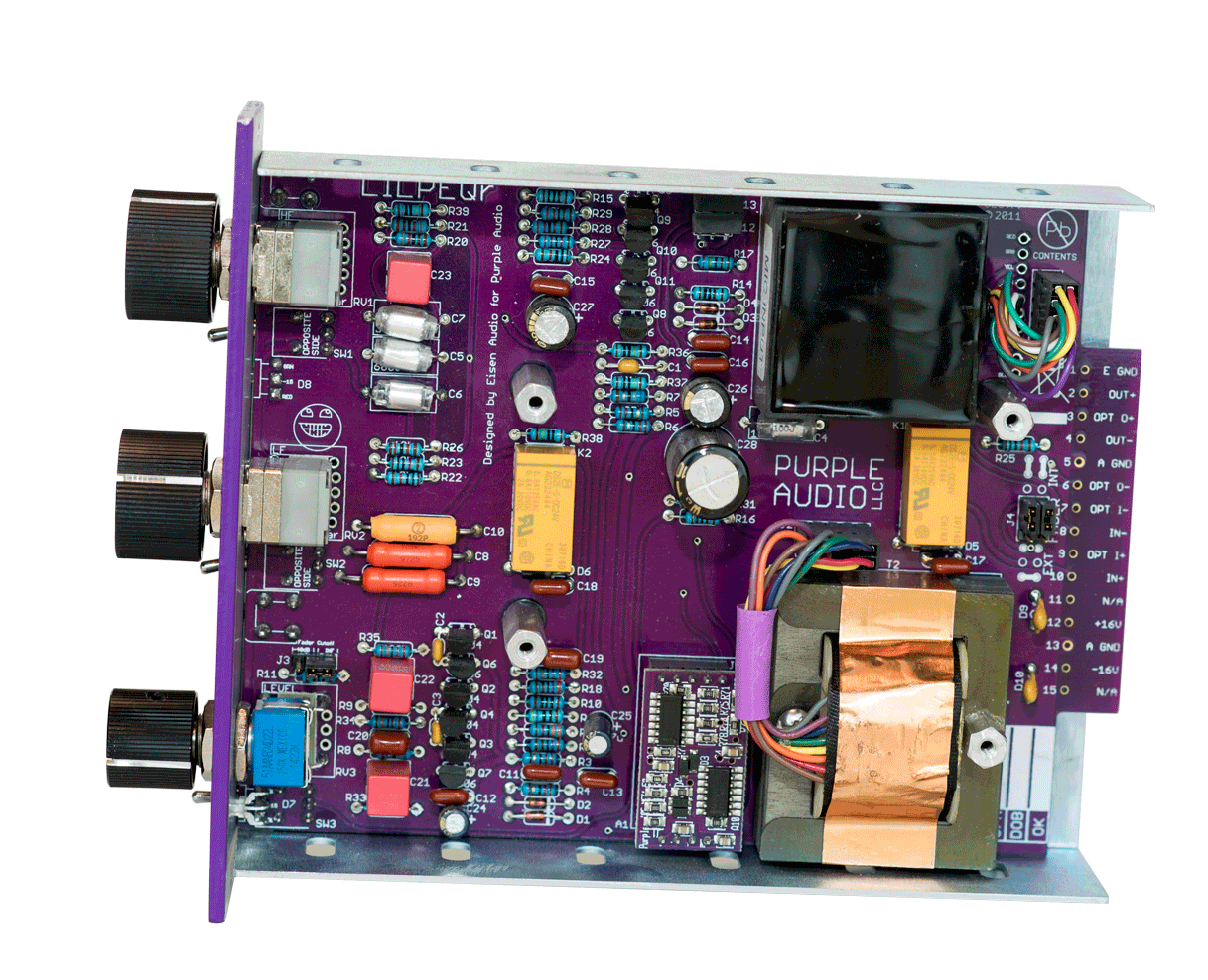 Recording Equipment - Purple Audio - Purple Audio LILPEQr Program EQ Module - Professional Audio Design, Inc
