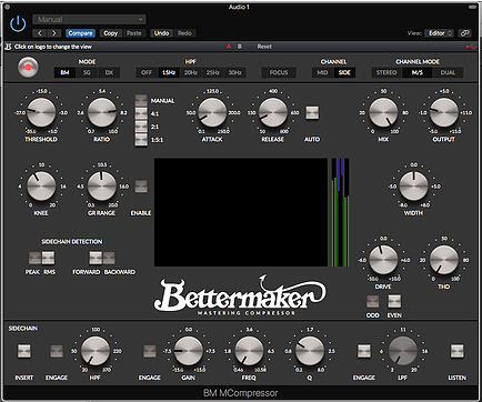 Bettermaker Mastering Compressor - Mastering Compressor - Professional Audio Design, Inc