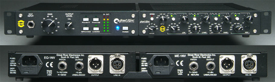 Great River Electronics MEQ-1NV Channel Strip - Channel Strip - Professional Audio Design, Inc