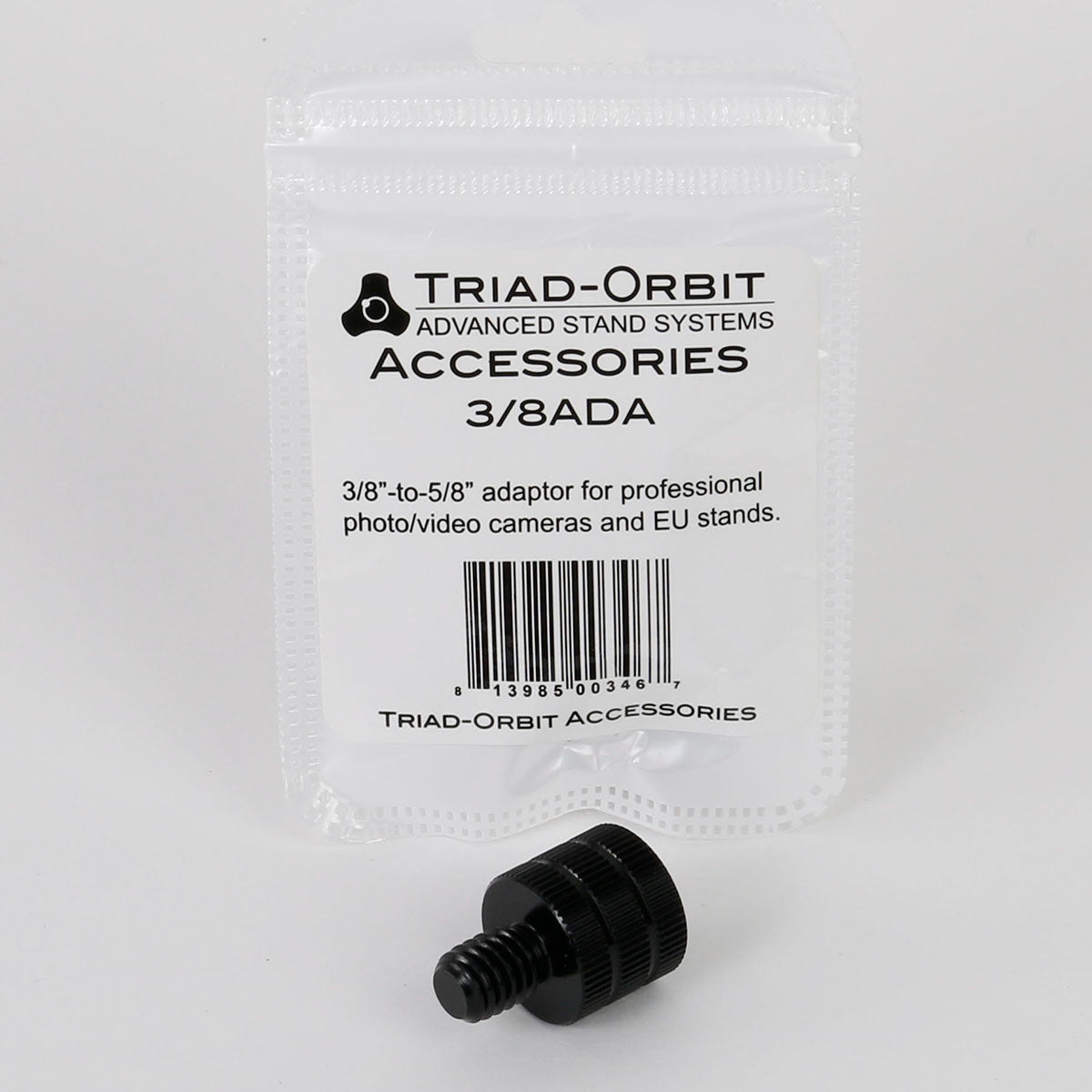 Triad-Orbit 3/8ADA - 5/8″ Female to 3/8″ Male Threaded Adapter