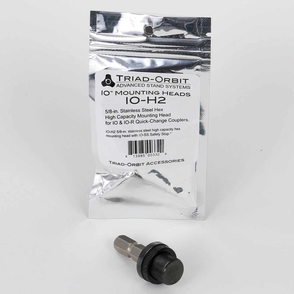 Triad-Orbit IO-H2/12 - IO Quick-Change Coupler Head, Stainless Steel – 12-Pack